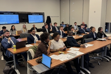 Room of college students