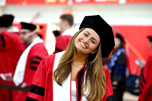 2026 graduate smiling.
