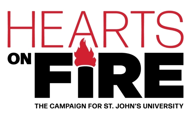 Hearts on Fire. The Campaign for St. John's Logo.