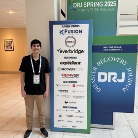 St. John's University Graduate Student at The Disaster Recovery Journal (DRJ) Conference