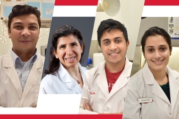 Dr. Patel, Dr. Reznik and CPHS grad students