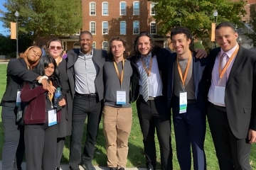 Group of Physics students pose for a photo