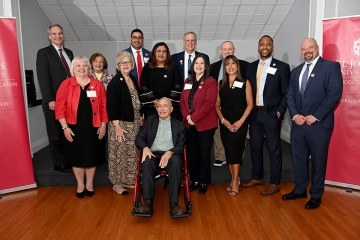 2026 SOE LEAD Dinner honorees and Dean Wolfinger