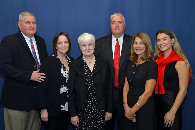 St. John's University Alumni Convocation Honoree with his family
