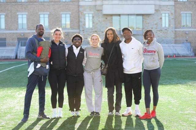 St. John's StormFest Track Team photo