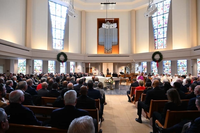 Mass of Christian Burial for Luigi “Lou” P. Carnesecca in St. Thomas More Church