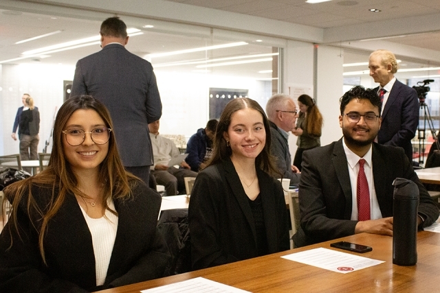 James and Eileen Christmas Business Plan Competition participants