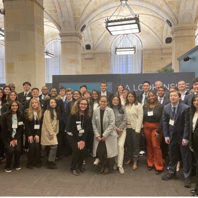 Career Exploration in New York City St. John's University Group Photo