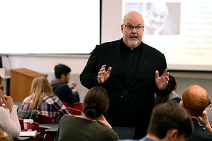 Male Faculty Member Teaching