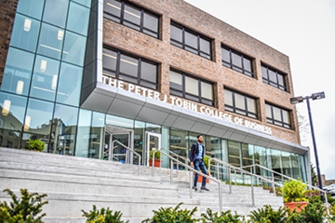 Tobin College of Business Steps