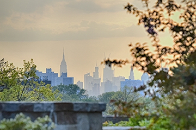 NYC Skyline from St. John's Campus