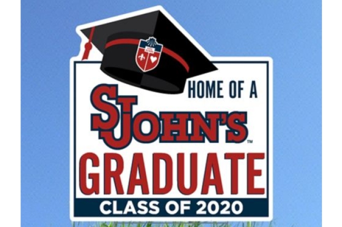 St John's Graduate Class of 2020 Lawn Sign