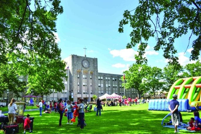 Great Lawn During Alumni Weekend