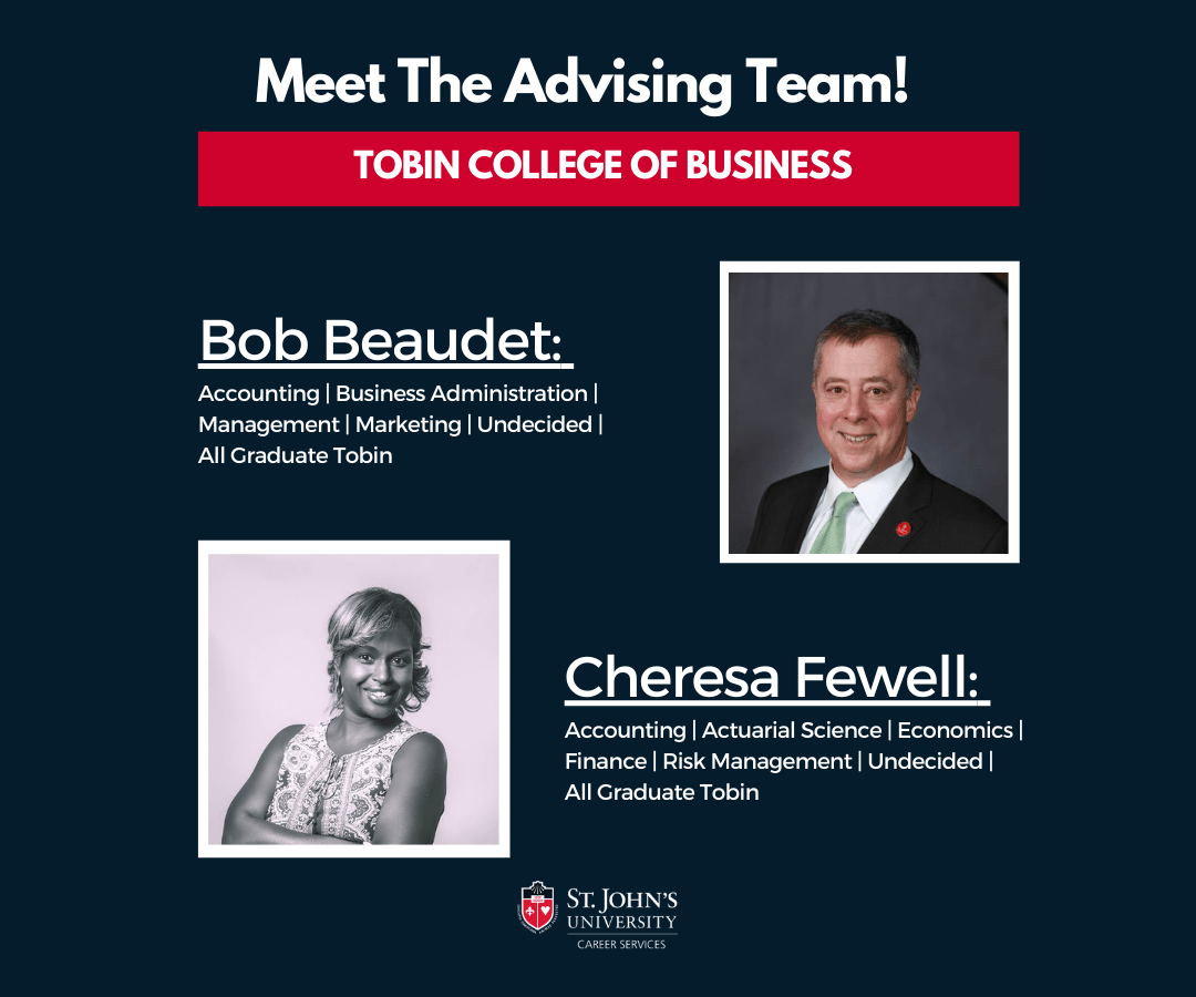 The Peter J. Tobin College of Business Advising Team