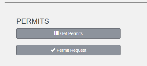 Parking Permit section webpage